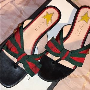 SOLD Gucci Bow Thong Sandals